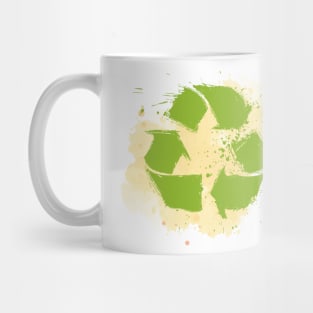 America Recycles Day green design Mug